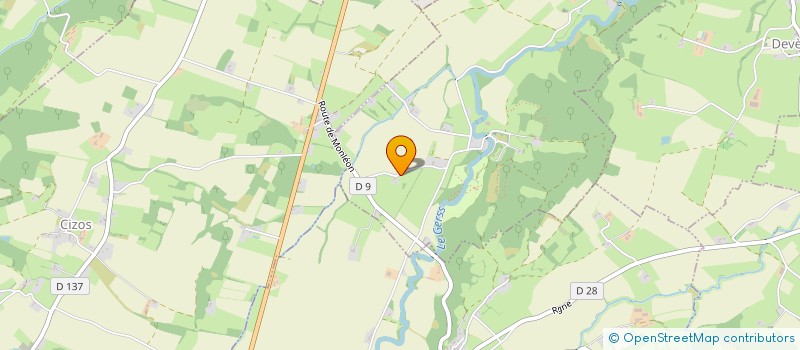 localisation de l'entreprise LE RELAIS DES DECOUVERTES  ARIES ESPENAN