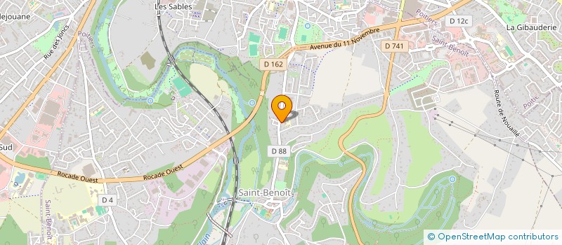 localisation de l'entreprise LE RELAIS DES DILIGENCES à SAINT-BENOIT