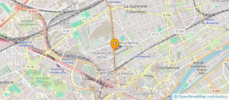 localisation de l'entreprise LE RELAIS DES FAUVELLES à COURBEVOIE