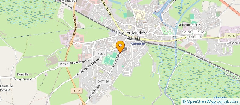 localisation de l'entreprise LE RELAIS DES FORGES  TERRE-ET-MARAIS