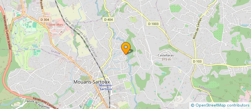 localisation de l'entreprise LE RELAIS DES MOULIERES à MOUANS-SARTOUX
