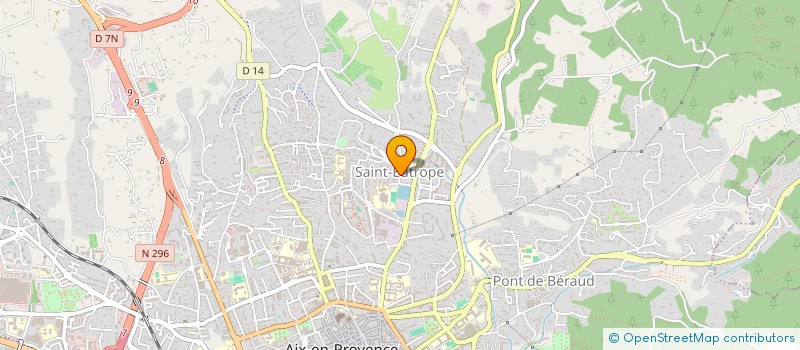 localisation de l'entreprise LE RELAIS DES POSSIBLES à AIX-EN-PROVENCE