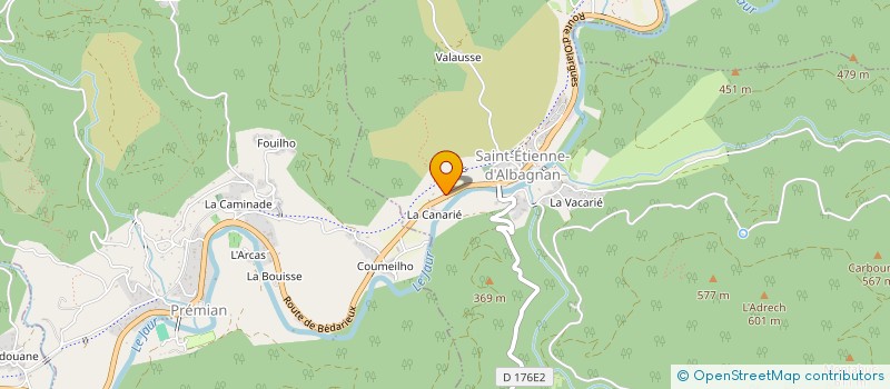 localisation de l'entreprise LE RELAIS DES SAVEURS  OLARGUES