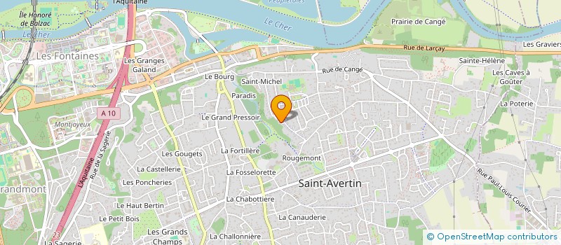 localisation de l'entreprise LE RELAIS DES SAVEURS à SAINT-AVERTIN