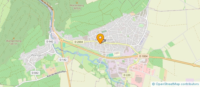 localisation de l'entreprise LE RELAIS DES SAVEURS  MARLENHEIM