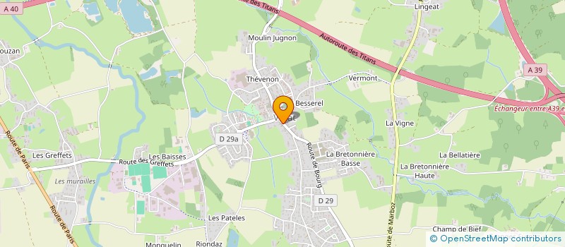 localisation de l'entreprise LE RELAIS DES SPORTS à VIRIAT