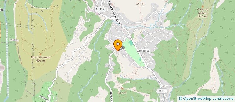 localisation de l'entreprise LE RELAIS DES TEMPLIERS à LEVENS