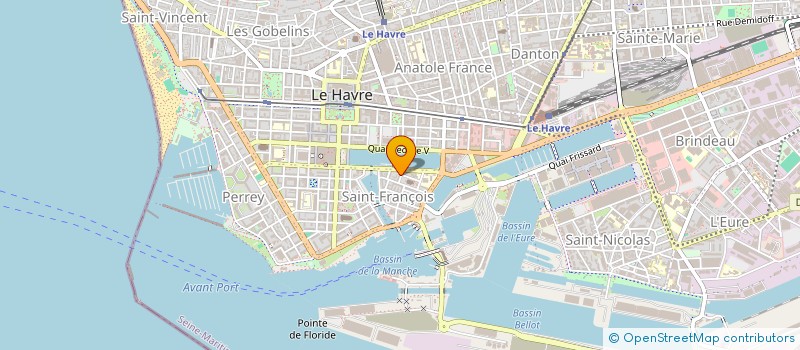 localisation de l'entreprise LE RELAIS DES TRAPPEURS à LE HAVRE