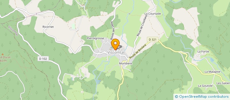 localisation de l'entreprise LE RELAIS DES VOYAGEURS  CHABRELOCHE