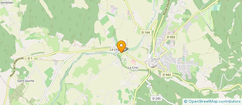 localisation de l'entreprise LE RELAIS DU BIEN ETRE  SAULT