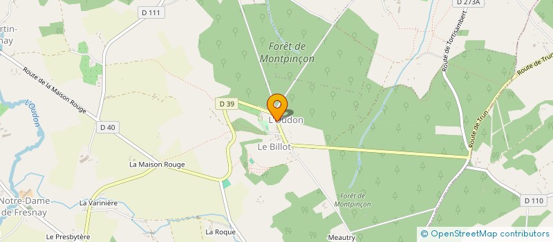 localisation de l'entreprise LE RELAIS DU BILLOT  SAINT-PIERRE-EN-AUGE