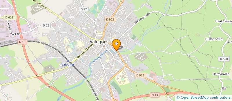 localisation de l'entreprise LE RELAIS DU BOCAGE  VALOGNES