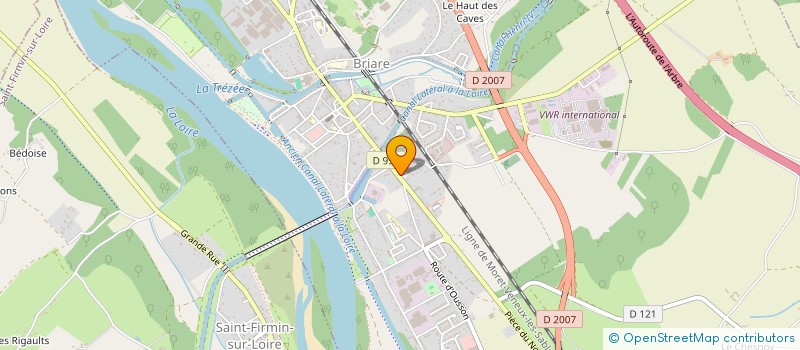 localisation de l'entreprise LE RELAIS DU CANAL à BRIARE