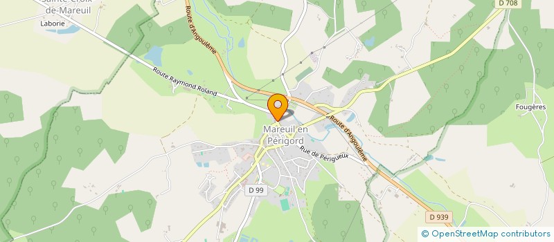 localisation de l'entreprise LE RELAIS DU CHATEAU  MAREUIL EN PERIGORD