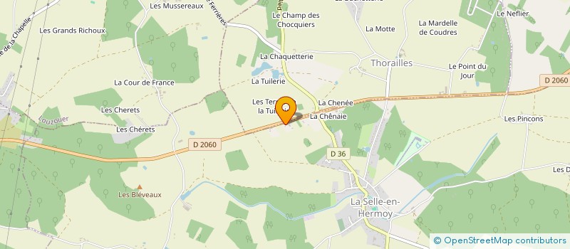 localisation de l'entreprise LE RELAIS DU CORMIER à LA SELLE-EN-HERMOY