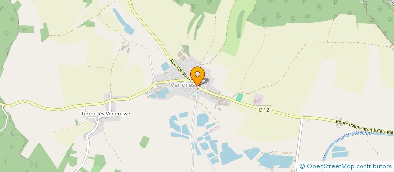 localisation de l'entreprise LE RELAIS DU DONJON  VENDRESSE