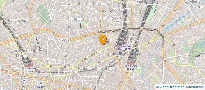 localisation de l'entreprise LE RELAIS DU FAUBOURG  PARIS