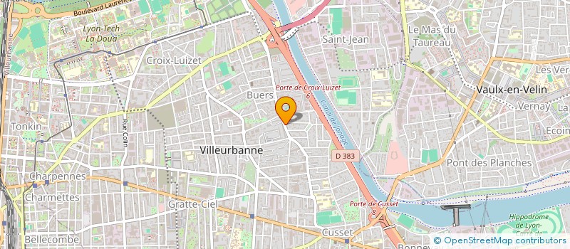 localisation de l'entreprise LE RELAIS DU FIN GOURMET à VILLEURBANNE