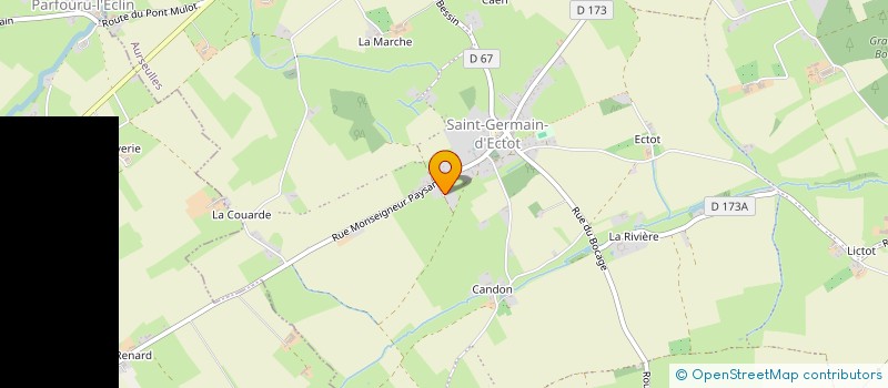 localisation de l'entreprise LE RELAIS DU MONT CHAUVE  CAUMONT-SUR-AURE