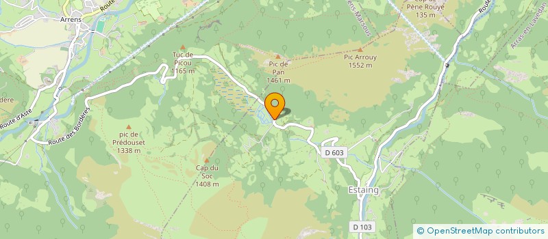 localisation de l'entreprise LE RELAIS DU PECH  ESTAING