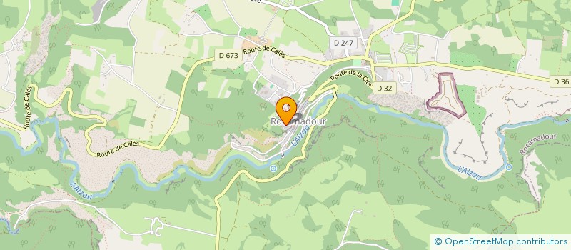 localisation de l'entreprise LE RELAIS DU PELERIN  ROCAMADOUR