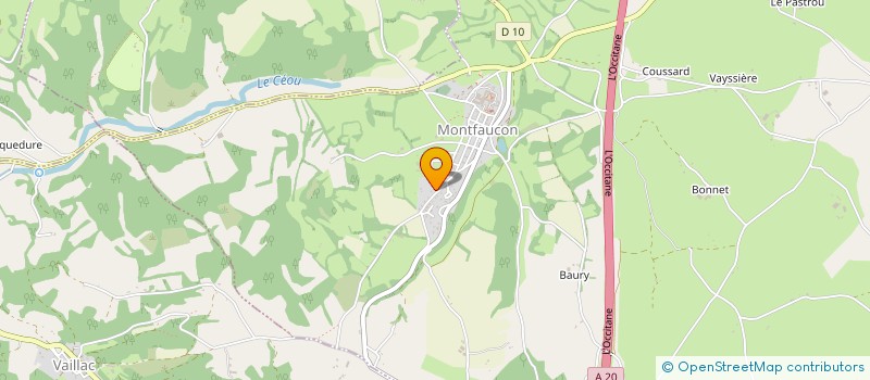 localisation de l'entreprise LE RELAIS DU POUZAT à USSEL
