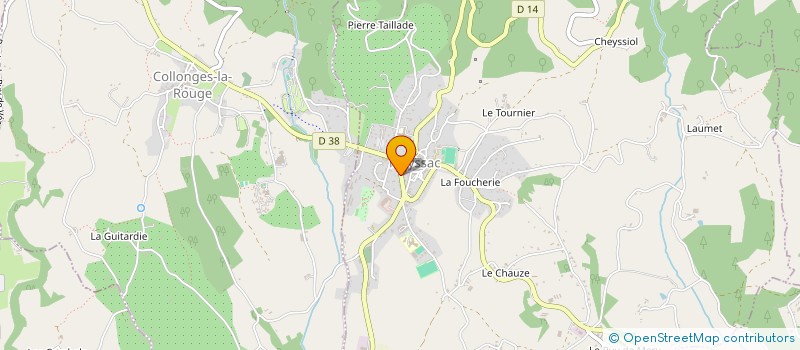 localisation de l'entreprise LE RELAIS DU QUERCY MEYSSAC  MEYSSAC