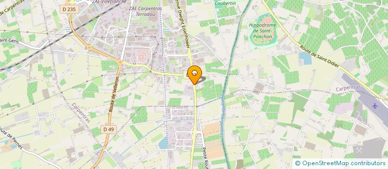 localisation de l'entreprise LE RELAIS DU SOLEIL à CARPENTRAS