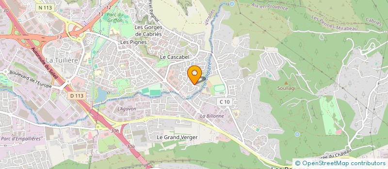 localisation de l'entreprise LE RELAIS DU SOLEIL à VITROLLES