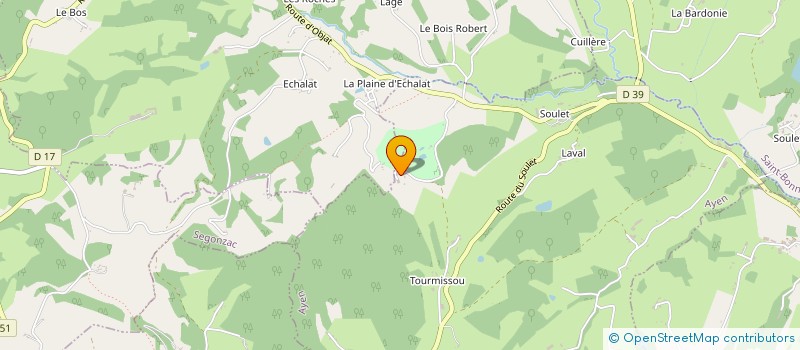 localisation de l'entreprise LE RELAIS DU SOULET à AYEN