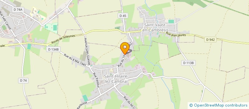 localisation de l'entreprise LE RELAIS EN CAMBRESIS  SAINT-HILAIRE-LEZ-CAMBRAI