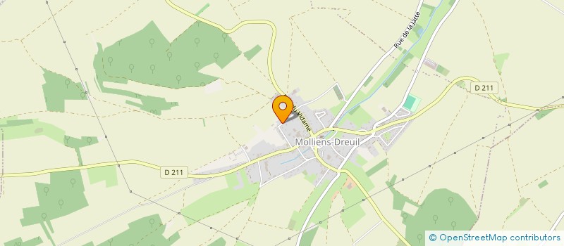 localisation de l'entreprise LE RELAIS ENTRAIDE DE L AMIENOIS OUEST  MOLLIENS-DREUIL