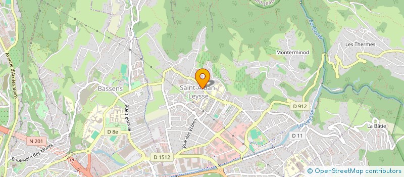 localisation de l'entreprise LE RELAIS FAMILIAL MAISON ENFANTS à SAINT-ALBAN-LEYSSE