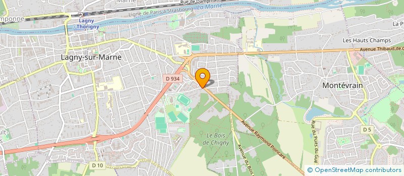 localisation de l'entreprise LE RELAIS FLEURI à LAGNY-SUR-MARNE