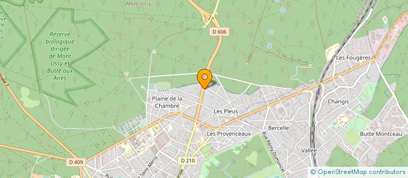 localisation de l'entreprise LE RELAIS FOCH  FONTAINEBLEAU