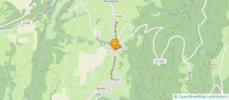 localisation de l'entreprise LE RELAIS FRATERNEL  ARVIERE-EN-VALROMEY