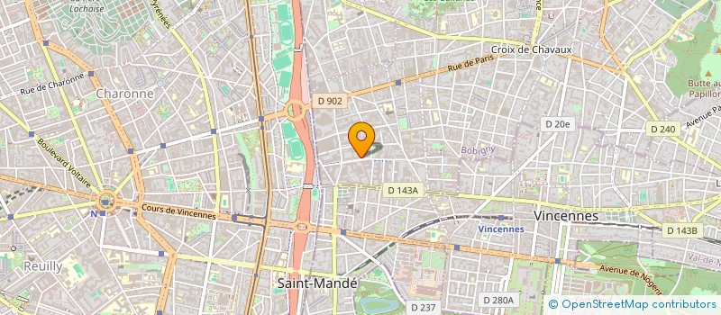 localisation de l'entreprise LE RELAIS GASCON à MONTREUIL