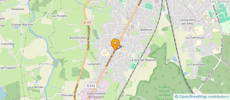 localisation de l'entreprise LE RELAIS GOURMAND  PERONNAS