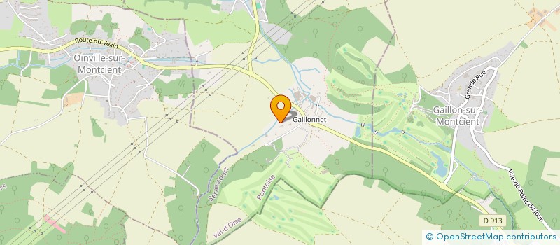 localisation de l'entreprise LE RELAIS GOURMAND 95  SERAINCOURT