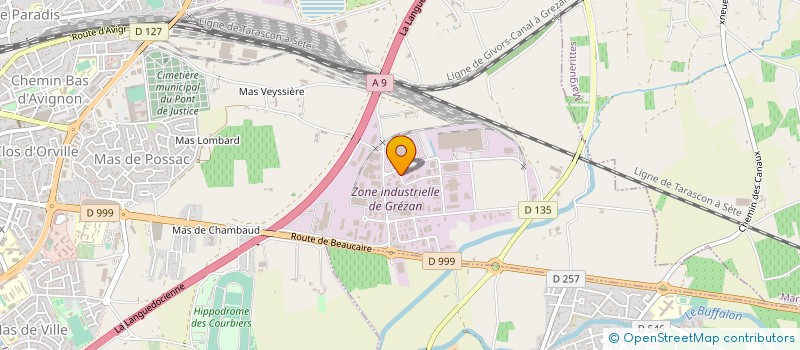 localisation de l'entreprise LE RELAIS GREZAN  NIMES