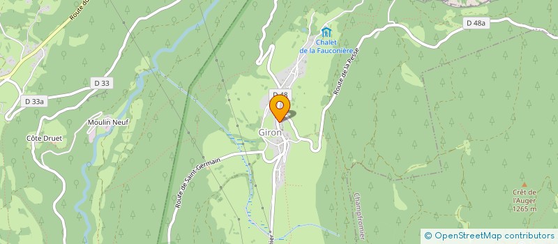 localisation de l'entreprise LE RELAIS NORDIQUE  GIRON