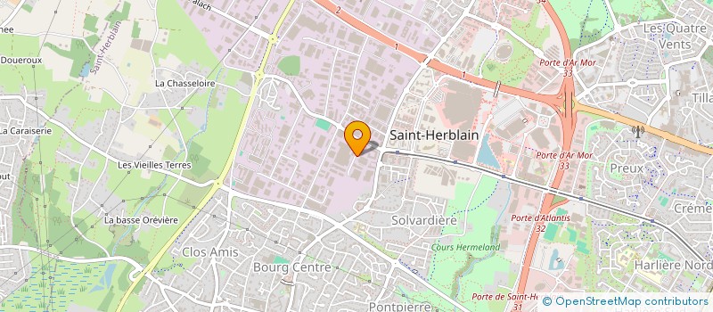 localisation de l'entreprise LE RELAIS OUEST à SAINT-HERBLAIN