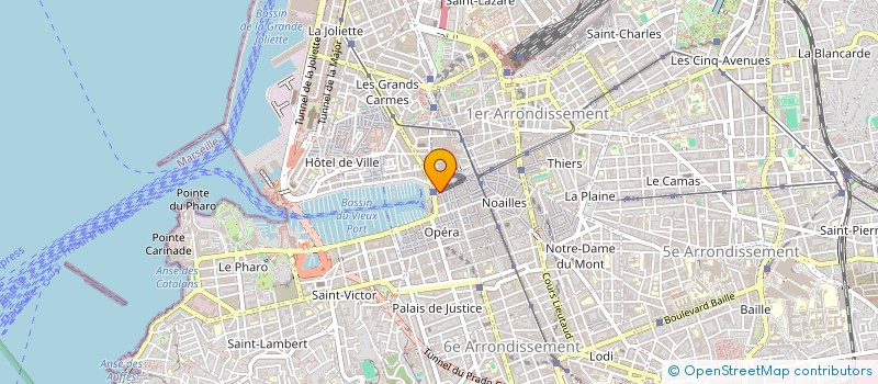 localisation de l'entreprise LE RELAIS PROD COM à MARSEILLE