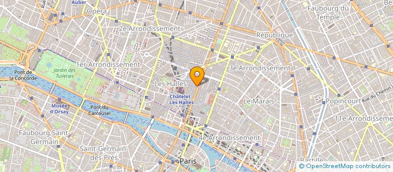 localisation de l'entreprise LE RELAIS RAMBUTEAU à PARIS