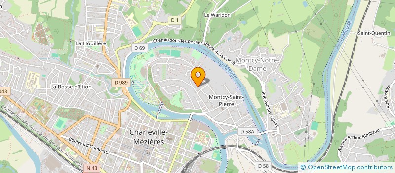 localisation de l'entreprise LE RELAIS SOLIDAIRE 08  CHARLEVILLE-MEZIERES