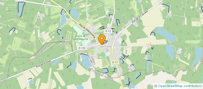 localisation de l'entreprise LE RELAIS SOLOGNOT à SENNELY
