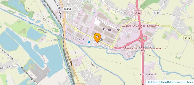 localisation de l'entreprise LE RELAIS TOULOUSAIN  CASTELNAU-D'ESTRETEFONDS