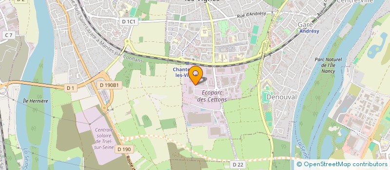 localisation de l'entreprise LE RELAIS VAL DE SEINE LOGEMENT à CHANTELOUP-LES-VIGNES