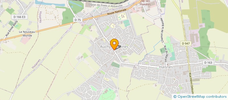 localisation de l'entreprise LE RELAIS VERMELLOIS à AUCHY-LES-MINES