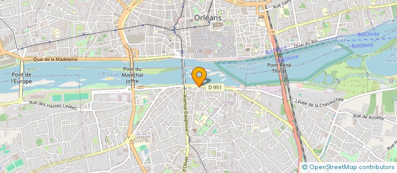 localisation de l'entreprise LE RELAIS VERT à ORLEANS